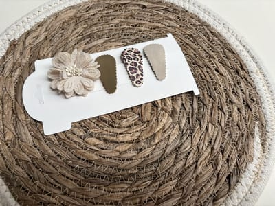 Antislip haarspeldjes Linde - baby knipjes - haarspeldjes baby - haarknipjes meisje - haarspeldjes kinderen - kinderknipjes - kraam cadeau - baby knipjes - haarspeldjes voor kinderen - haarknipjes - Bloem knipjes - haarspeldjes baby