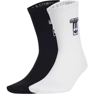 Adidas Originals Unisex Adibreak Crew Socks 2 Pairs Maat: S | Slipjes Outlet | Unisex | Zwart