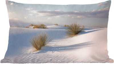 Sierkussens - Kussentjes Woonkamer - 60x40 cm - Duinen - Gras - Wolken - Beige
