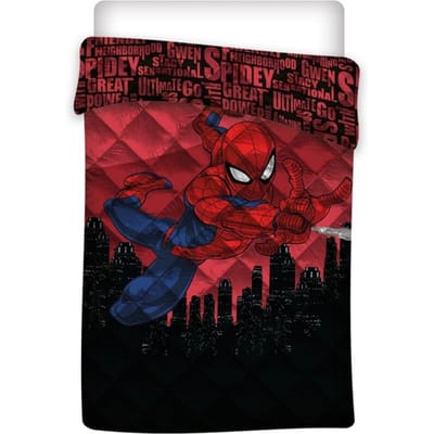 SpiderMan Sprei Great Power - Eenpersoons - 140 x 200 cm - Polyester