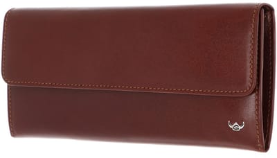 Golden Head Leren portemonnee Colorado RFID Protect Damenbörse 2828 Tabacco bruine