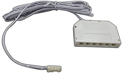 6-voudige 12V verdelerbox voor LED-lampen - 200 cm voedingskabel - maximaal 3A