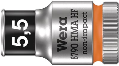 Wera 8790 HMA 05003720001 Dop (zeskant) Dopsleutelinzetstuk 5.5 mm 1/4 (6.3 mm)