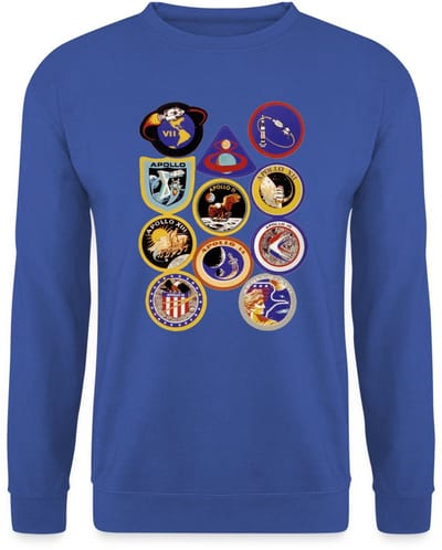 NASA Apollo-missie-insignes Sweater Heren