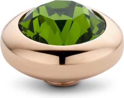 Melano Vivid Season CZ steentje Fern Green Rosé