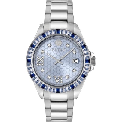 Philipp Plein LadyEmpire PW2FA0125 Horloge - Staal - Zilverkleurig - Ø 39 mm