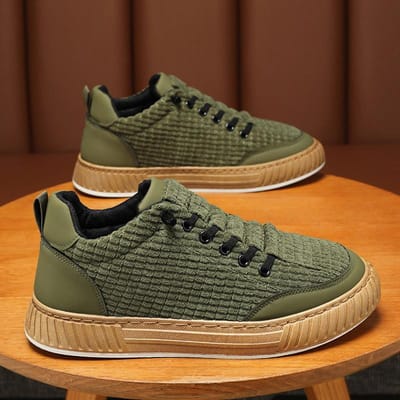 Chaussures Vulcanisées Homme Luxe Léger Homme Baskets Chunky Créateur de Mode Chaussure Couleur Unie Homme Vert Chaussures de Planche Décontractées 39 orange