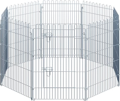 PawHut Ren puppy-uitloop puppyhek box voor dieren puppyhek 4 maten D1-0046
