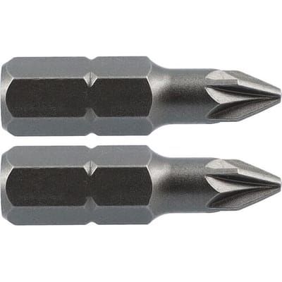 Labor schroefbit PZ2x25mm (2 Stuks)