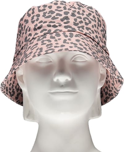 Sarlini - Hoedje - Luipaard - Licht - Roze - Girls - Kids - One Size - 54 cm