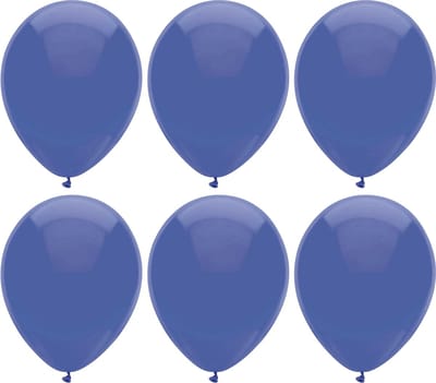 Haza Ballonnen verjaardag feest - 200x stuks - marine blauw - 29cm