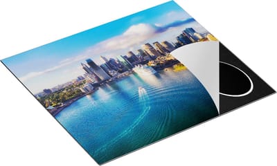 Chefcare Inductie Beschermer Sydney Stad bij de Haven - 60x50 cm - Afdekplaat Inductie - Kookplaat Beschermer - Inductie Mat