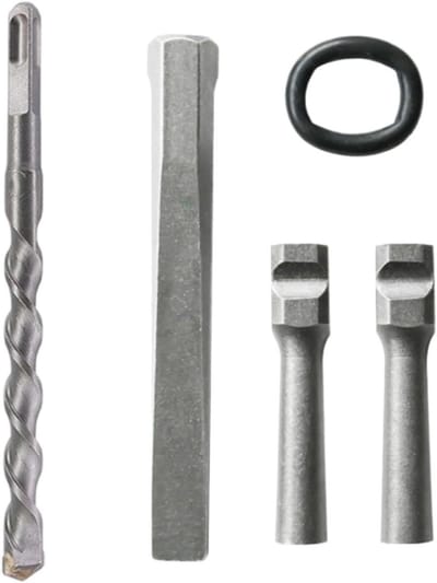 Steensplijter set - Wiggen en beitel - Beton en steen splijten - Robuuste metalen constructie - 20 cm lengte - Metaal