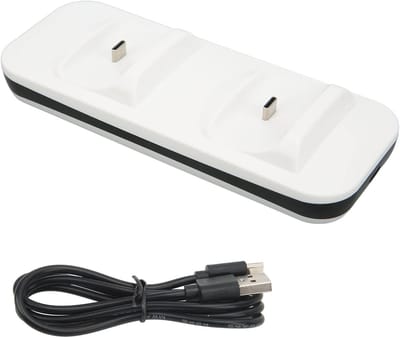 Dubbele Oplaadstandaard voor PS5 Controller - Gamepad Houder met Oplaadfunctie en Accessoires