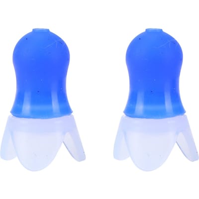 Zwemmen Waterdichte Oordopjes Vlieg Geluidsreductie Siliconen Oordop met Zwarte AfdichtflesjeBlauw blue
