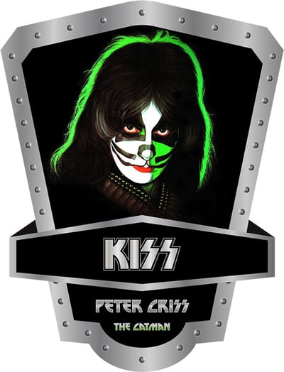 Signs USA - Muziek schild - hoog - Kiss - Peter Criss - 40 x 52,5 cm