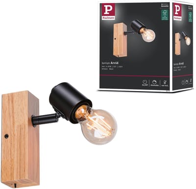 LED Spotlight Arvid E27 230V max. 20W dimbaar Zwart