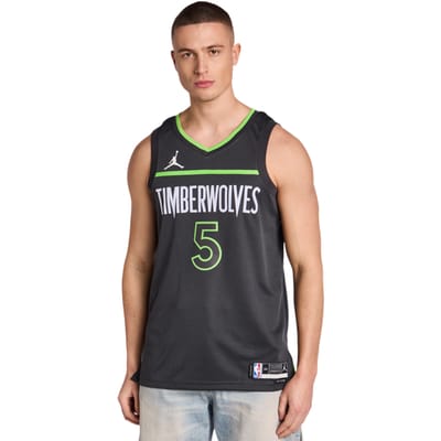 Jordan Letter Print Comfortabel Casual Sport Basketbalshirt Anthony Edwards Minnesota Timberwolves Unisex shirt Houtskool DO9534-065 XL gray
