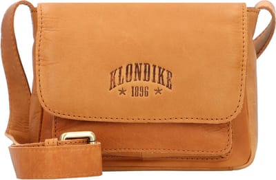 KLONDIKE 1896 Leren Schoudertas Rush Monika Shoulderbag Cognac Bruine
