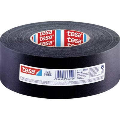 tesa PERFECT 57231-00000-02 Textieltape tesa extra Power Zwart (l x b) 50 m x 50 mm 1 stuk(s)
