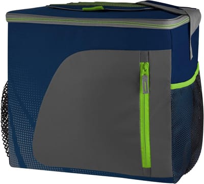 Famanu - Grote geïsoleerde boodschappentas 30L van polyester, stevig en opvouwbaar – Blauw