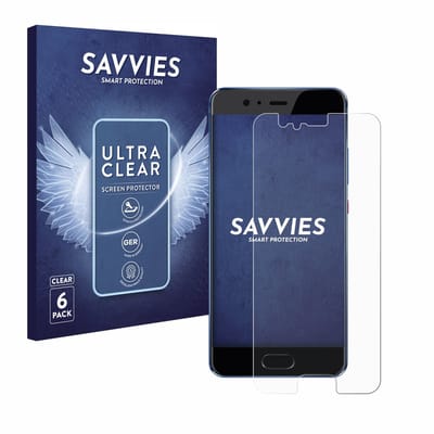 Savvies - Screenprotector voor Huawei P10 - Folie Beschermfolie transparant 6 Stuks