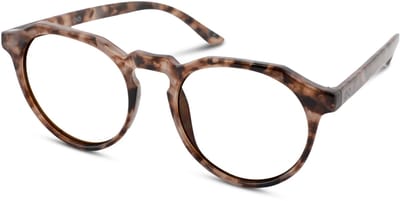 Leesbril Croon - MARVIN – Sterkte +1.00 - Kleur Havanna – Unisex model – Stevig lichtgewicht montuur – Heldere leesglazen van topkwaliteit – Modern & stijlvol – Inclusief etui en doekje