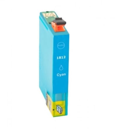 Epson 18 (T1802) Cyaan Huismerk Inkt Cartridge | Compatible met Epson Expression Home XP102, XP202, XP205, XP212, XP215, XP225, XP30, XP302, XP305, XP312, XP315, XP322, XP325, XP402, XP405, XP405WH, XP412, XP415, XP422