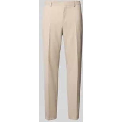 regular fit pantalon met scheerwol model 'LEON'