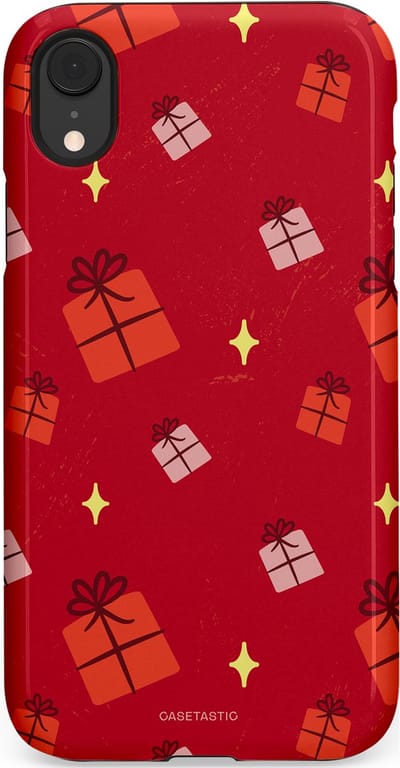 Casetastic hoesje geschikt voor Apple iPhone XR - Dubbellaagse bescherming - Rode Sinterkerst Cadeaus - Fashion Case - Rood