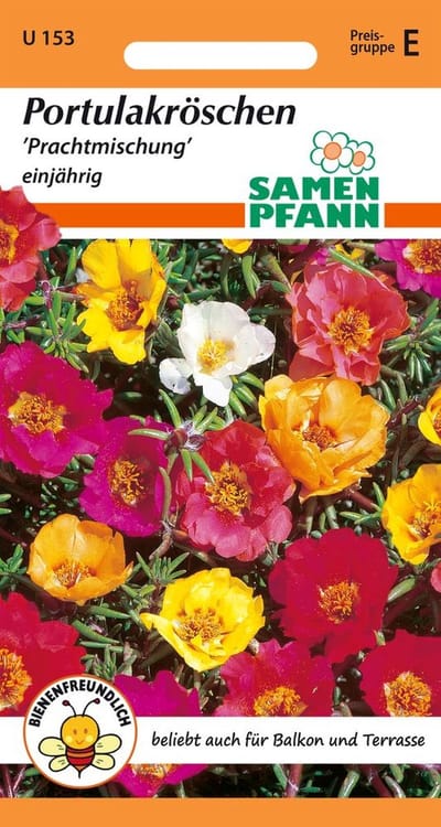 Portulaca, gemengde variëteit - bloemzaden