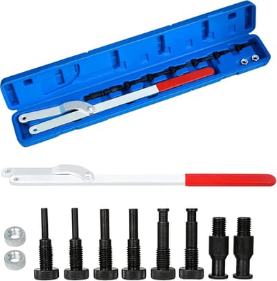 ACXIN Nokkenas Tegenhoudsleutel Set - Distributieriem Gereedschap met Verstelbare Pinnen - Universeel Motor Gereedschap voor Auto Reparatie