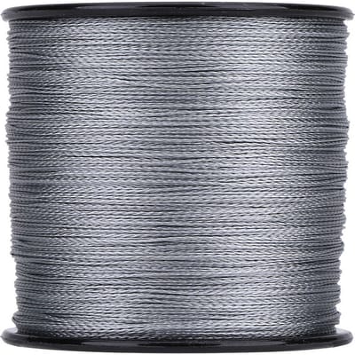 1 stuks 500m PE Gevlochten 4 Strengen Super Sterke Vislijnen Multifilament Vis Touw Koord Grijs 4