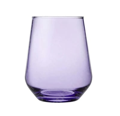 Pasabahce Allegra – Paarse Waterglas/Waterglazen – Set van 3 – 425 ml