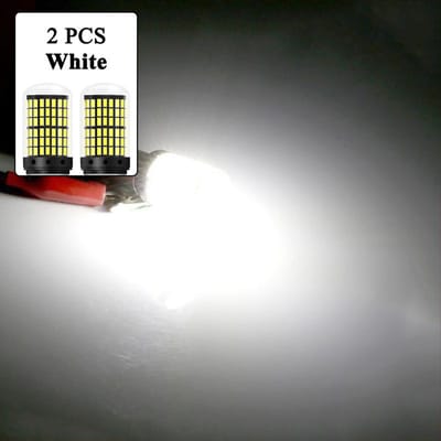 2 PCS P21W 1156 BA15S 1157 BAY15D 7443 Ampoules LED Canbus 12V 7000K Blanc Super Lumineux Voiture Queue Arrière Stationnement Frein Stationnement Lampes 7443 W21/5W T20