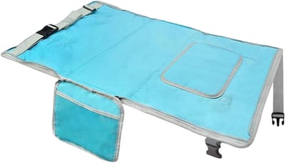 Vliegtuig Bed Peuter - Reisbed Baby - Comfortabel Reizen - Antislip Stabiliteit - 76 x 43 cm - Blauw