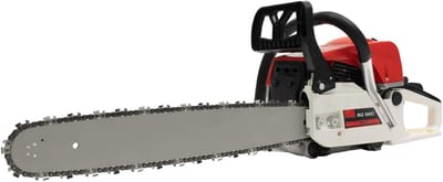 Benzine Kettingzaag - Krachtige Zaag - Hout Oogsten - 52cc 2-takt Motor - 51 cm Zaagblad - Rood Wit