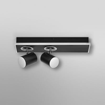 OSRAM DECOR SPOT MARS, 29W, 985lm, schwarz, Spotleuchte, verstellbare Köpfe, vielseitig anwendbar, Innenraumspot, warmweiße Lichtfarbe, hochwertige Optik, einfache Montage