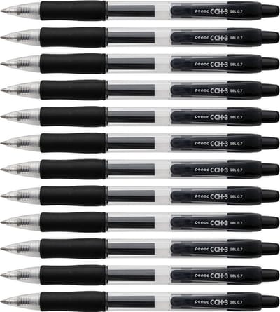 Penac Gelpen - CCH-3 - 0.7mm - Zwart - 12 Stuks