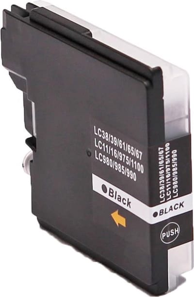 ABC huismerk inkt cartridge geschikt voor Brother LC-980 LC-985 LC-1100 zwart voor DCP-145C DCP-160 DCP-163C DCP-165C DCP-167C DCP-185C DCP-190 DCP-195C DCP-197C DCP-365CN DCP-370 DCP-373CW DCP-375CW