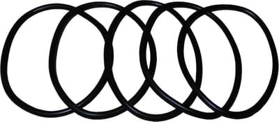 Elastiek rubber zwart