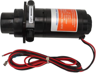 Elektrische Afvalpomp - Bilge pomp - Boot Sanitair - Zelfaanzuigend Ontwerp - 5.5 GPM - Zwart