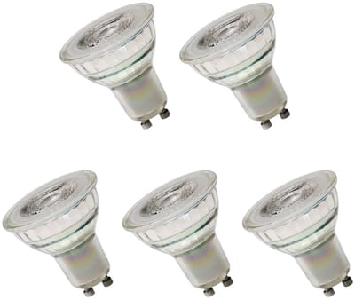 Spectrum LED Lamp GU10 230V 4,5W - 380 Lumen - 6000K Koud wit - Helder daglicht - Energiezuinig - 5 stuks