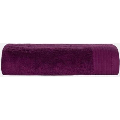 The One Towelling Deluxe badlaken - 70 x 140 cm - Handdoek - 100% Zacht Katoen - Pruim