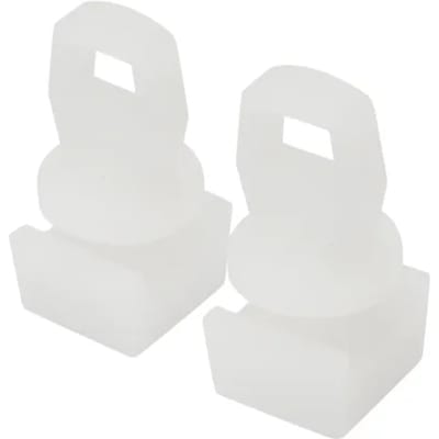 Basislijn - Eindstop - Plus - Wit