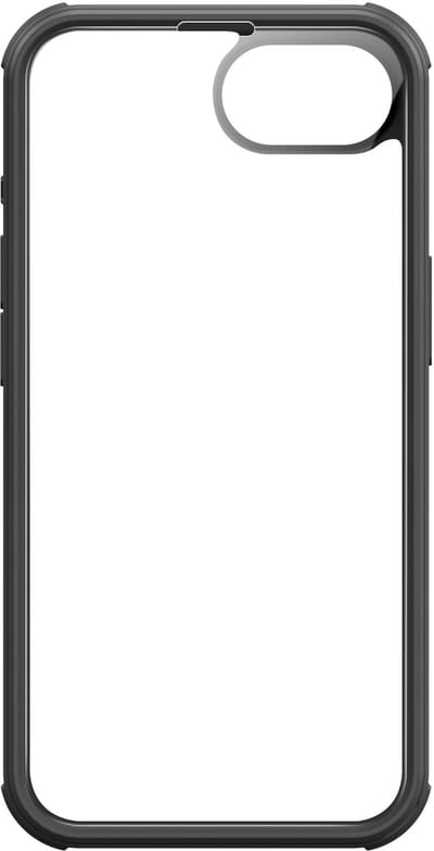Valenta - Bumper Hoesje - iPhone 16e - Full Cover - Tempered Glass - Zwart