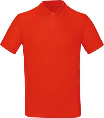 B&C Men's organic polo shirt CGPM430 - Fire red - L