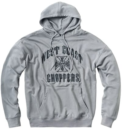 West Coast Choppers Iron Oversized Hoodie Grijs XL
