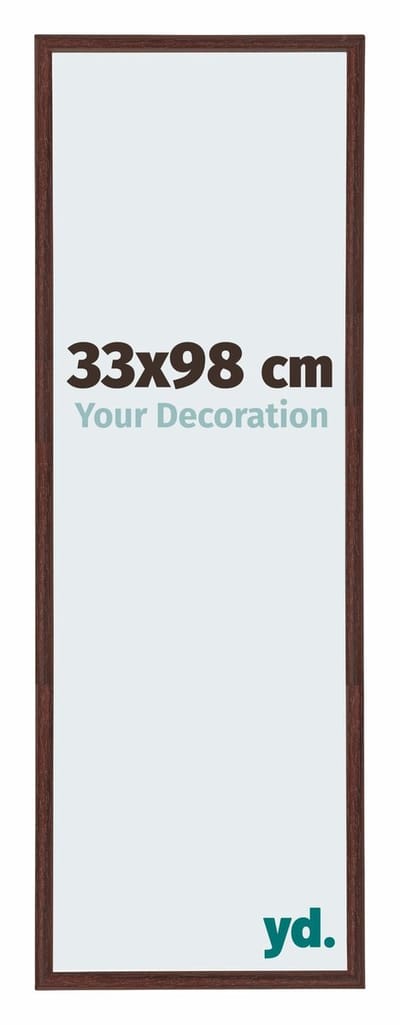 Your Decoration - Puzzellijst 33x98 cm - Bruin - Puzzellijst 500-1000 stukjes - Kunststof Fotolijst - Annecy