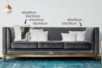 Sierkussens - Kussentjes Woonkamer - 50x50 cm - Marmer - Steen - Agaat - Black en gold